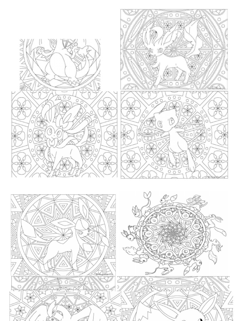 Mandalas Pokemon | PDF