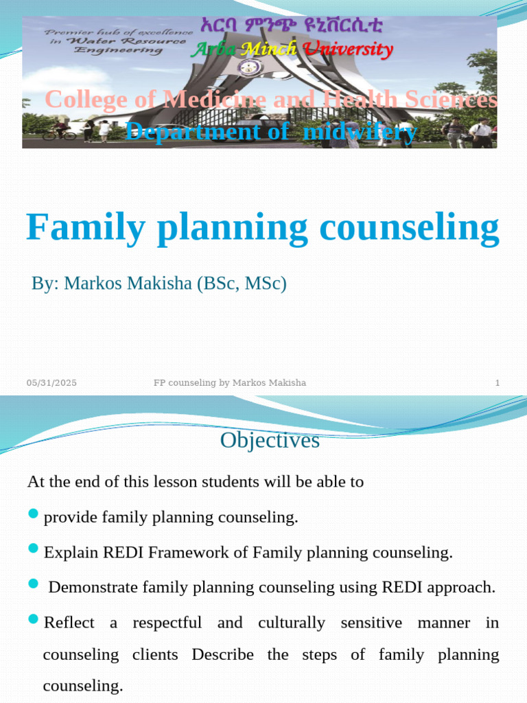 Family Planning Counseling Guide | PDF | Pregnancy | Family Planning