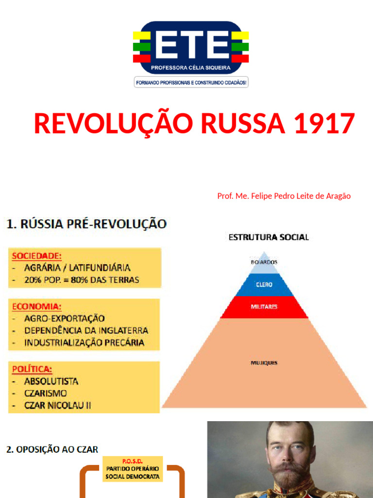 Revolução Russa de 1917 | PDF