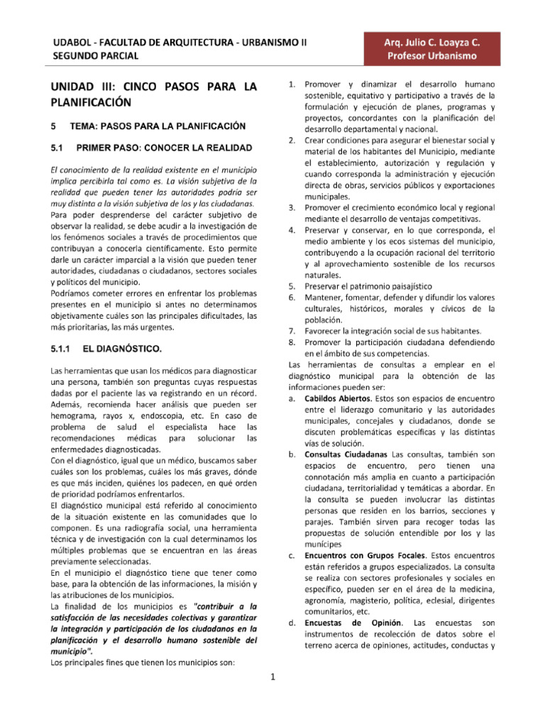 PARCIAL 2 URBANISMO 2 Text Only | PDF