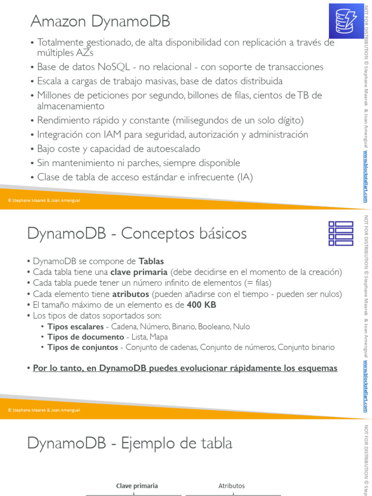 Introducción a Amazon DynamoDB y sus características | PDF | Servicios ...
