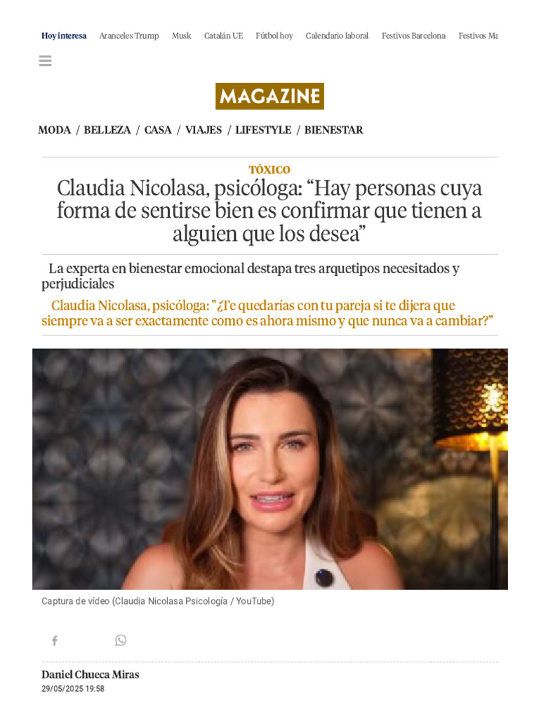Manipulación emocional según Claudia Nicolasa | PDF | Bienestar | Las ...