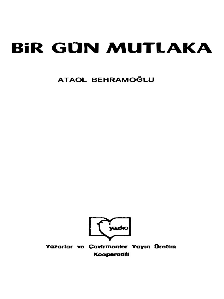 Ataol Behramoğlu - Bir Gün Mutlaka | PDF