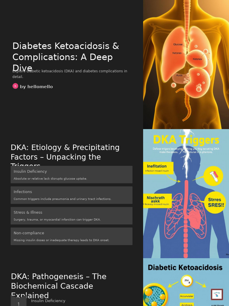 Diabetes Ketoacidosis and Complications A Deep Dive | PDF | Diseases ...