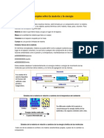 Conceptos sobre la materia y la energía