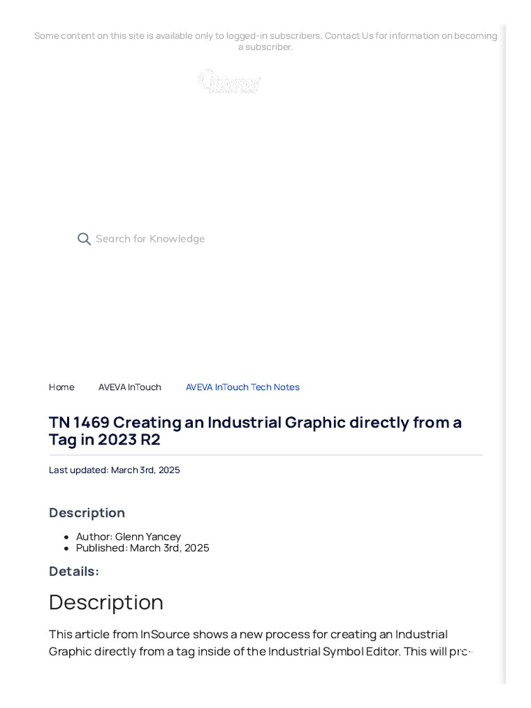 Creating Graphics in InTouch 2023 R2 | PDF | Tag (Metadata ...