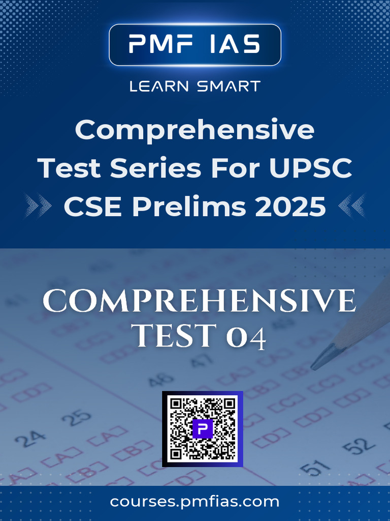PMF Comprehensive Test 4 | PDF | Reserve Bank Of India | Taxes