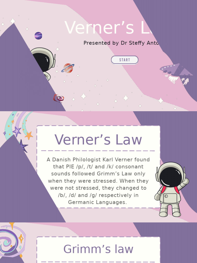 Understanding Verner's Law in Linguistics | PDF