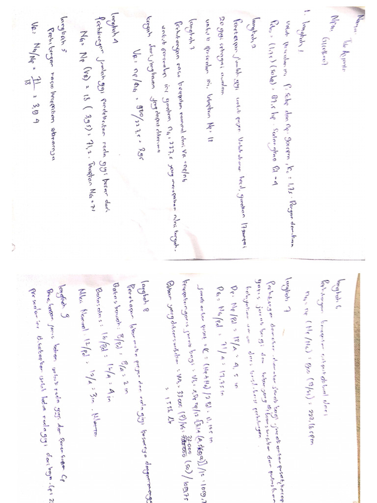 Uas Elemen Mesin Tito Apiyanto - G1C016007 | PDF