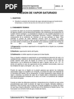 Download Lab Oratorio Numero 6 Presion de Vapor Saturado Ultimo Informe by Rafael Cuicapuza SN86968437 doc pdf