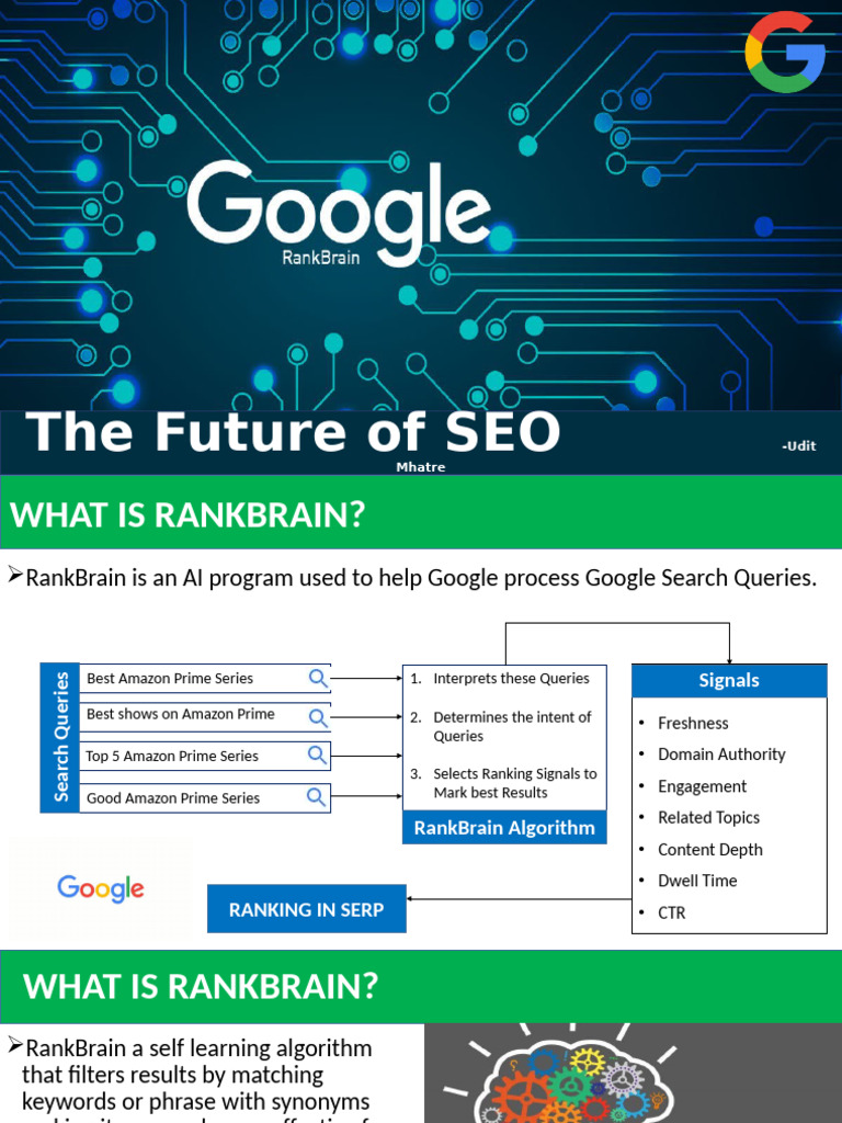 01-Future of SEO 2018 | PDF | Search Engine Optimization | Internet ...