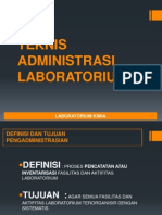 Administrasi Laboratorium 1