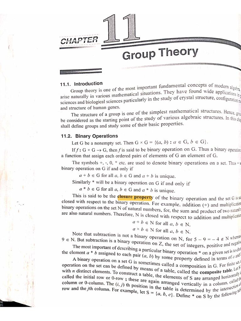 Group Theory | PDF