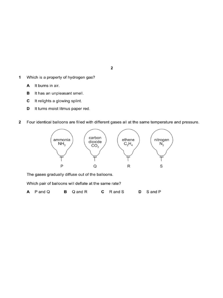 P1 o Level | PDF