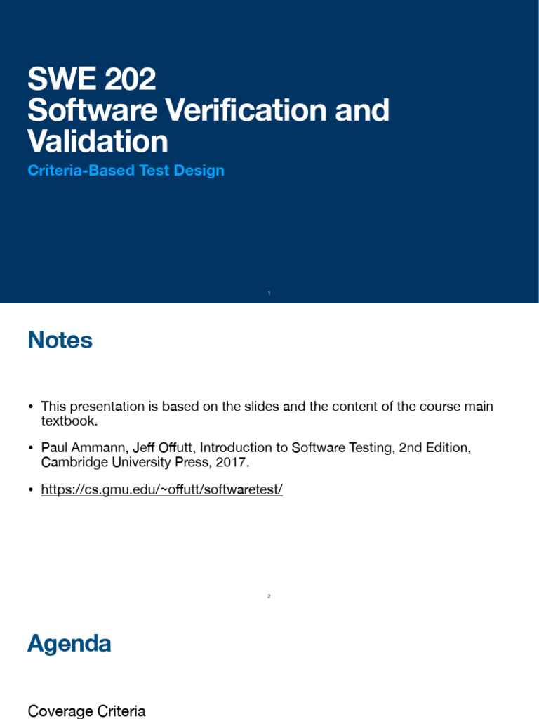 Coverage Criteria in Software Testing | PDF | Software Testing ...