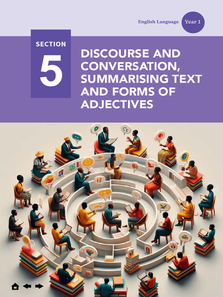 English Language - LM - Year 1 - Section 5 LV 1 | PDF | Adjective | Syntax