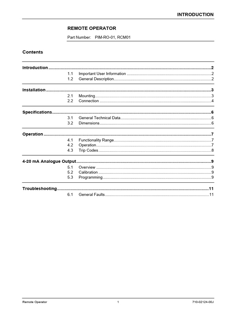 AuCom IMS2 RMC02 Remote Operator Manual | PDF | Parameter (Computer ...