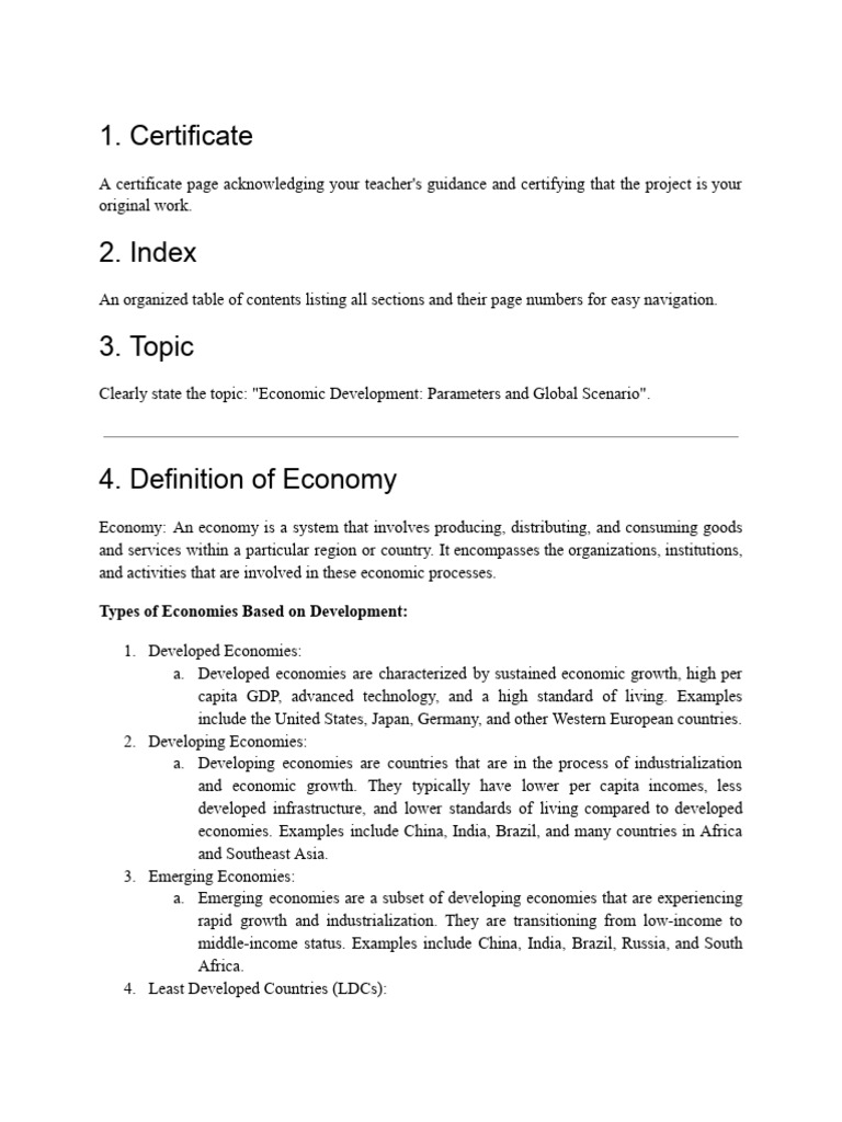 ISC 11 - Economics Project | PDF | Market Economy | Capitalism
