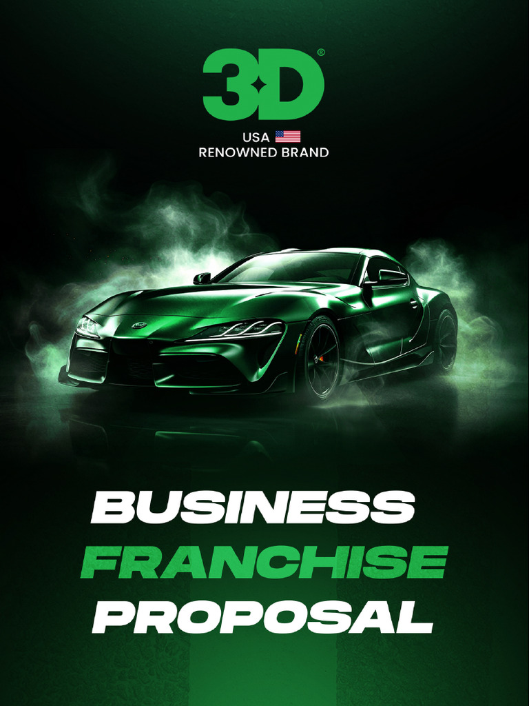 3D Franchise Proposal | PDF