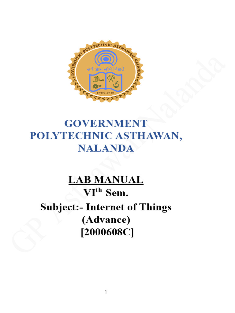 IoT Lab Manual: Python Programming Guide | PDF | Cloud Computing ...