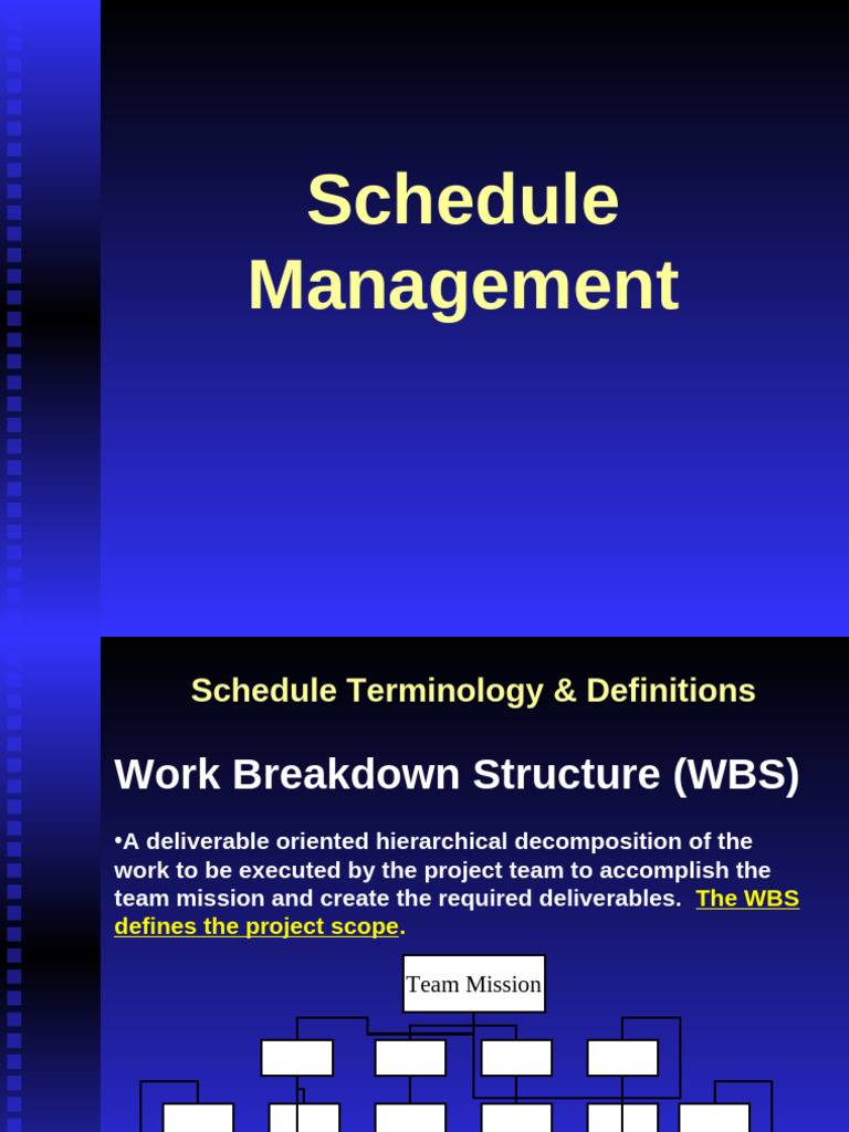 Module 03 Adv PM Schedule MGMT | PDF | Project Management | Applied ...