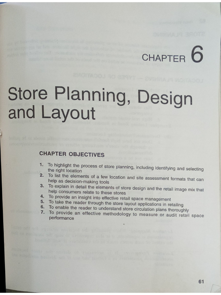 Retail Store Planning Notes - DD Sir | PDF