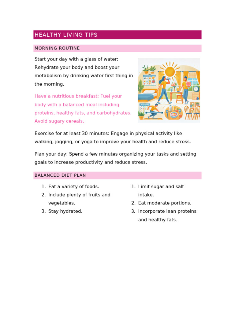Heart Foundation Healthy Living Guide | PDF