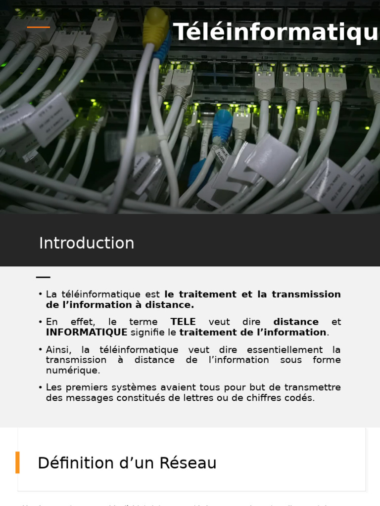 Introduction Et Classification Des Réseaux | PDF | Topologie de réseau ...
