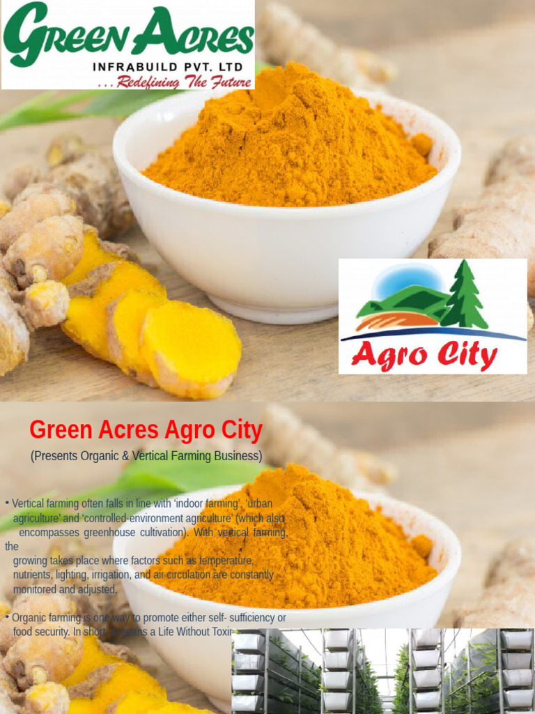 Agrocity PPT-turmeric | PDF | Agriculture