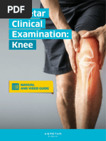 Knee Examination OSCE Guide | PDF | Knee | Musculoskeletal System
