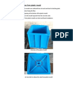 Demoulding of Concrete Cubes From Plastic M
