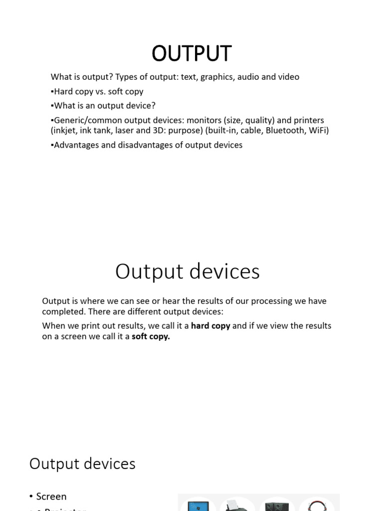 OUTPUT | PDF