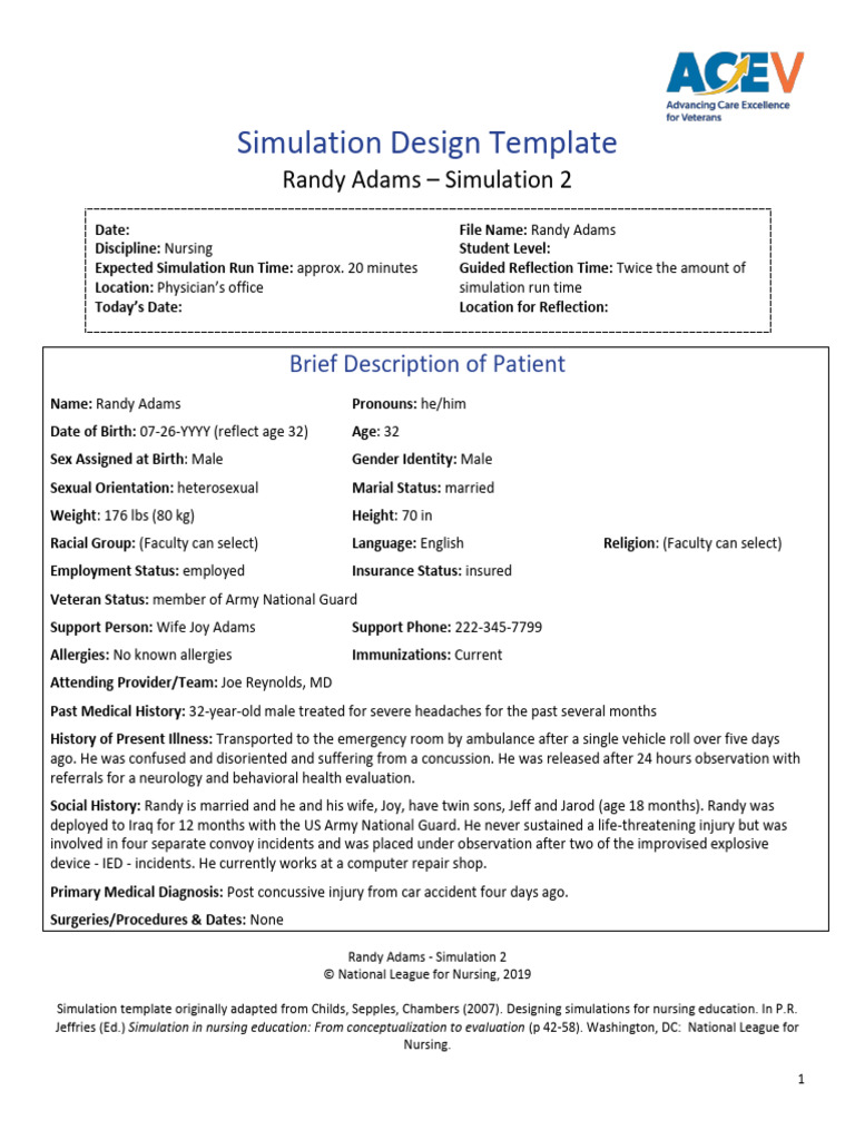 Nursing Simulation for Concussion Care | PDF | Learning | Sleep