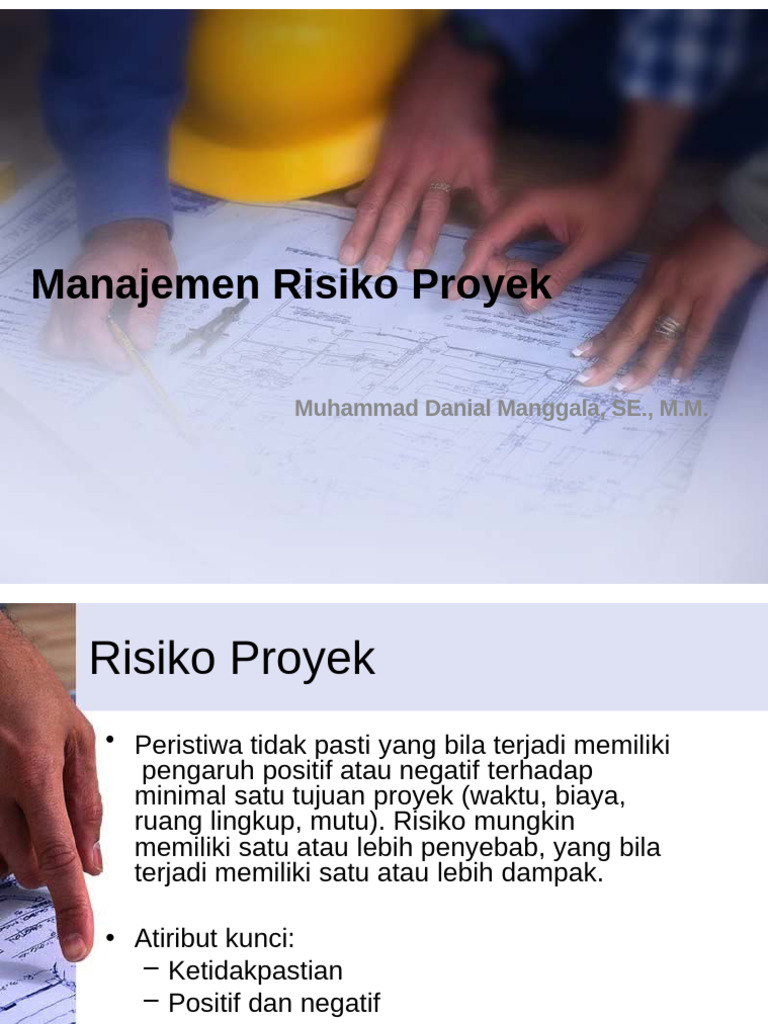 Manajemen Risiko Proyek yang Efektif | PDF