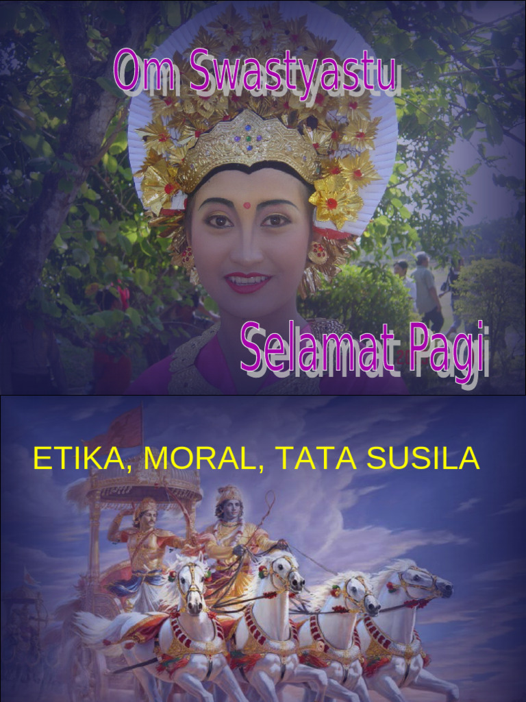 Etika, Moral Dan Tata Susila | PDF