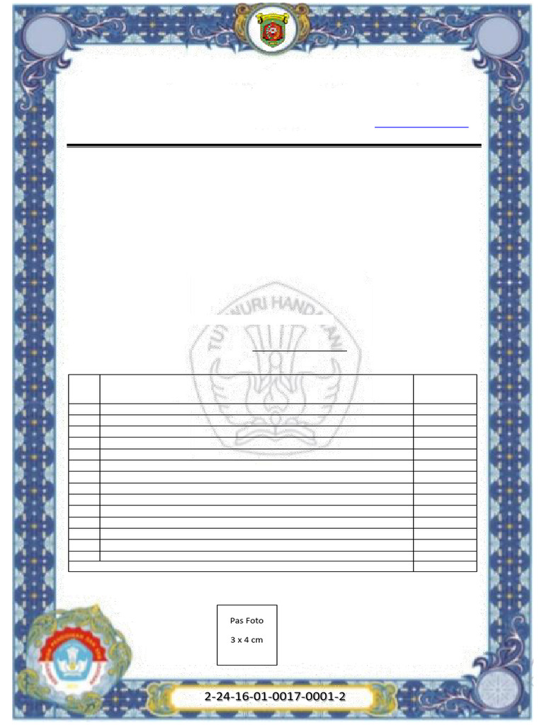 Format SKL 2025 - KM - Revisi | PDF