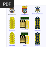 Rangos e Insignias Militares RD | PDF