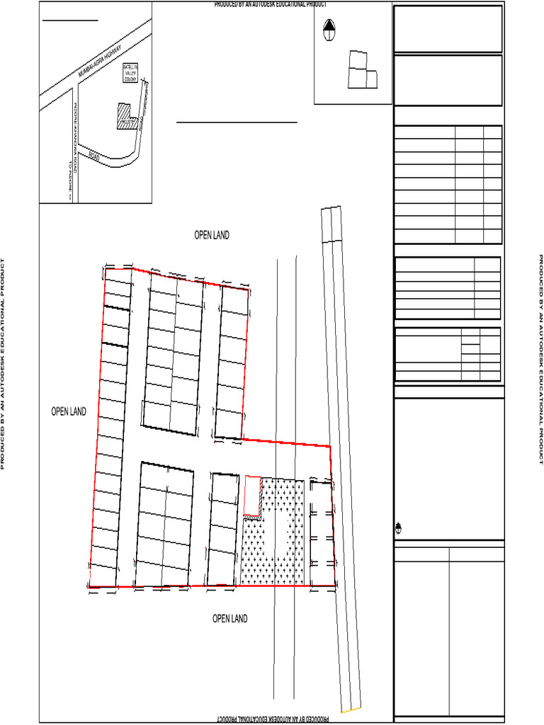 Proposed Residential Plot Layout Plan | PDF