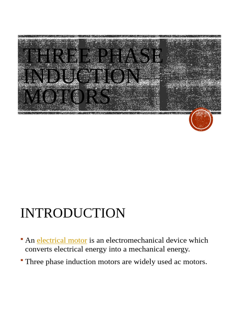Types and Functions of Induction Motors | PDF | Electric Motor ...