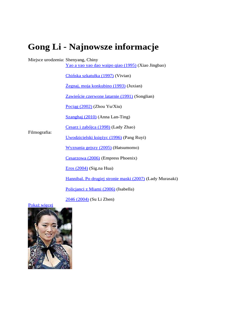 Gong Li | PDF