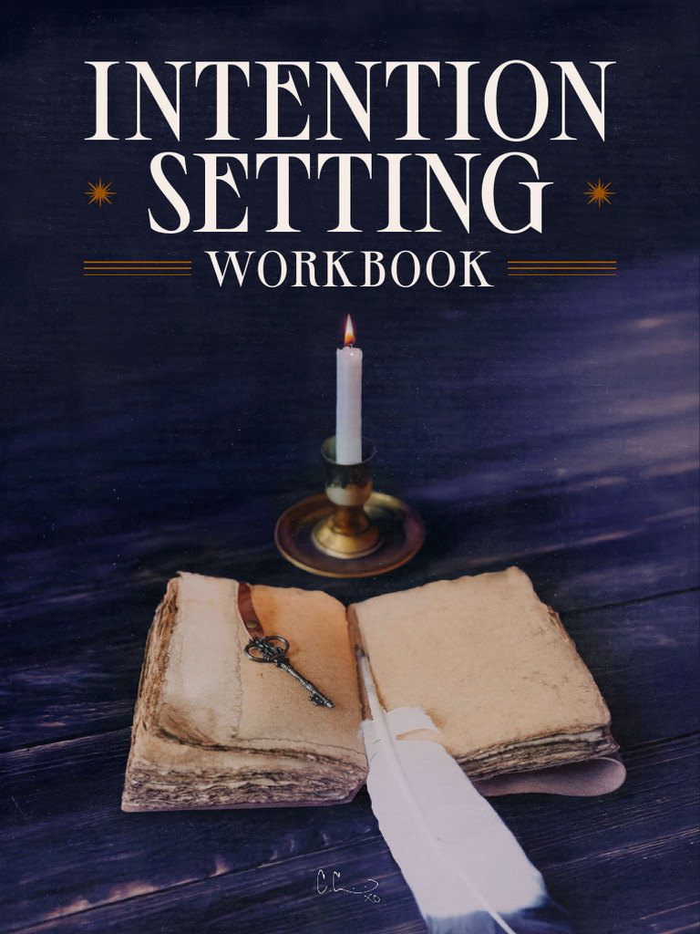 Intention Setting Workbook Pdf Moon Goal