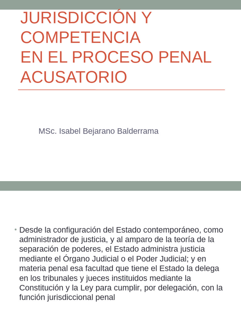 Tema 4 Jurisdicción y Competencia | PDF | Judicaturas | Jurisdicción