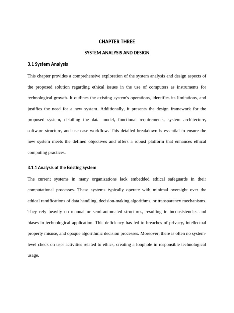Chapter Three Ethical Issues in Computers | PDF | System | Computing