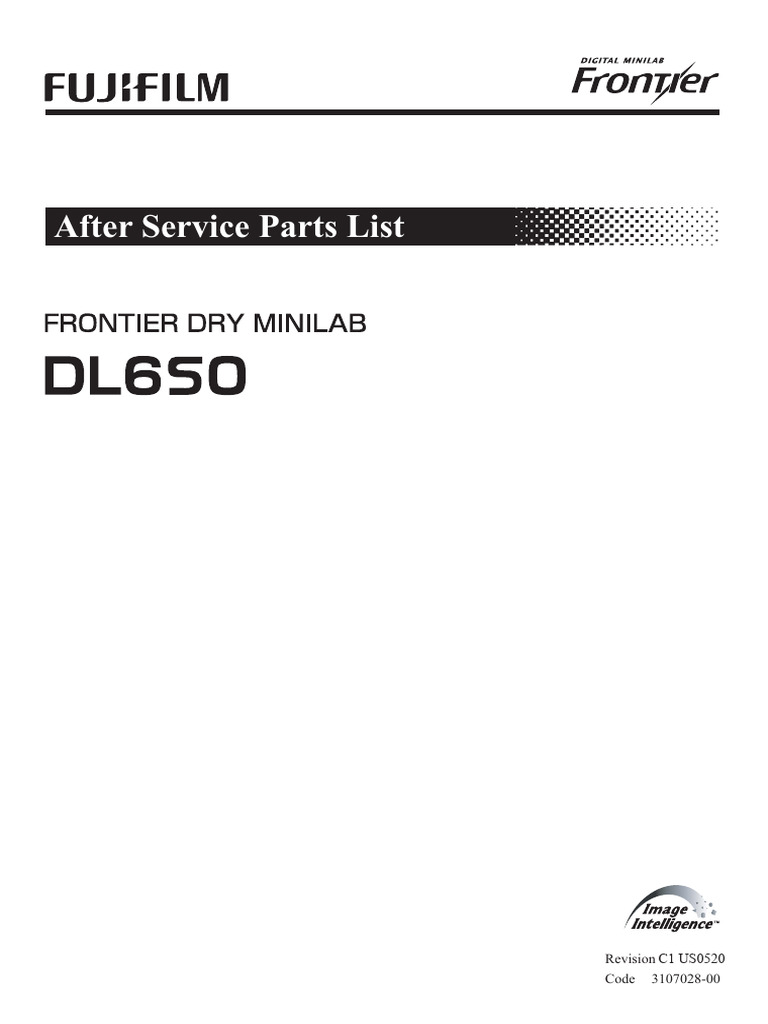 DL650 Printer Service Parts List | PDF | Manufactured Goods