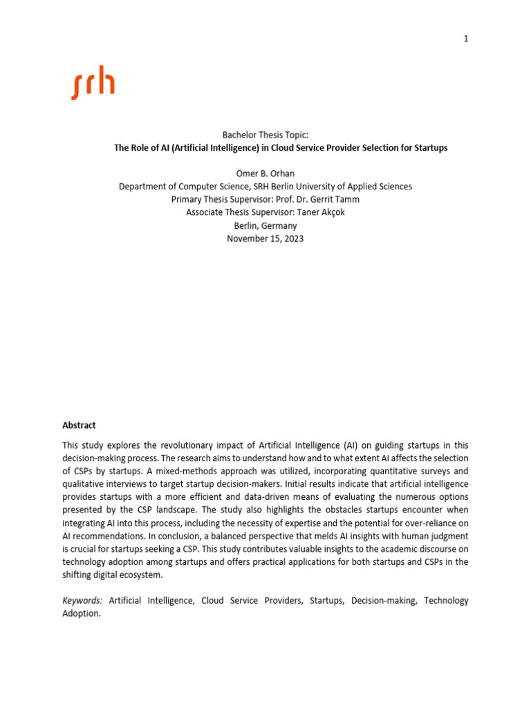 The Role of AI Artificial Intelligence I | PDF | Artificial ...