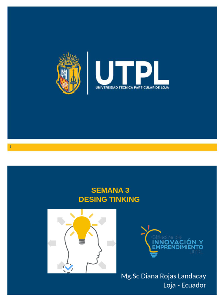 SEMANA 3 Design Tinking | PDF | El pensamiento de diseño | Cognición