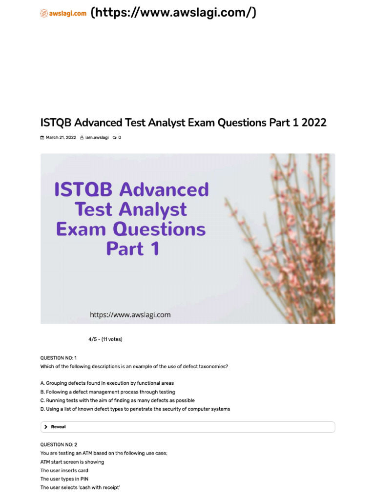 ISTQB - Spqa - 3 | PDF