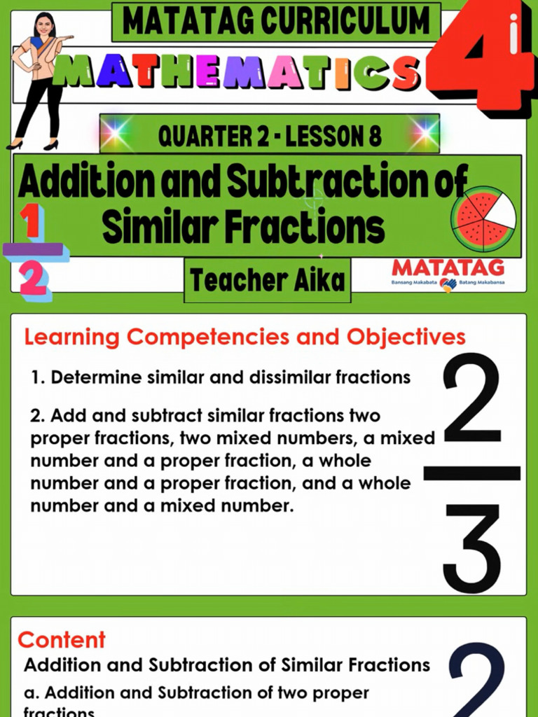 Lesson 8 - Math 4 | PDF