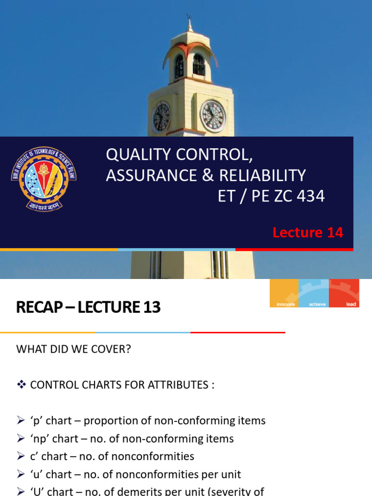 Quality Control & Process Capability Analysis | PDF | Engineering ...
