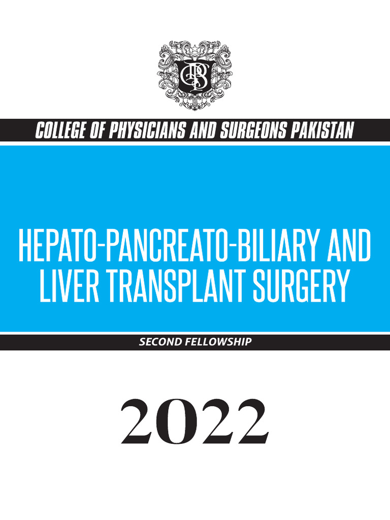 CPSP Second Fellowship Overview | PDF | Residency (Medicine) | Liver
